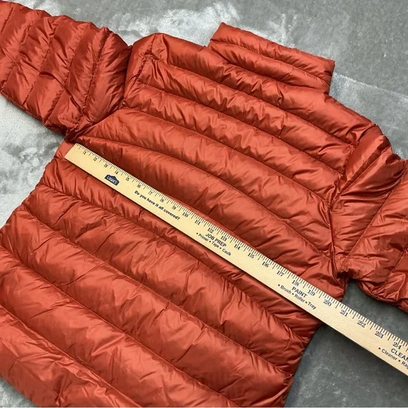 REI co-op 650 Down Puffer Jacket Womens Large redrock outdoor hiking lightweight - Picture 11 of 14